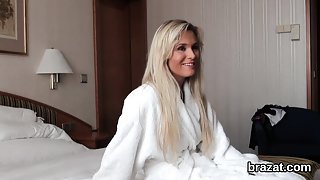 Casting model goes away after hardcore sex and ass hole shag