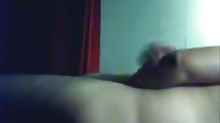 Brunette girl sucks her bf's cock hard and has doggystyle and missionary sex