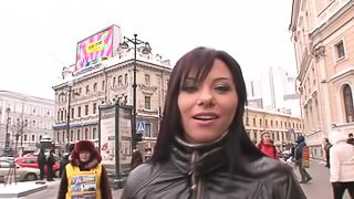Lovely russian porn sweethearts gets banged with a hot cumshot