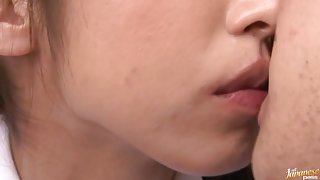 Mika Kayama Naughty Asian nurse enjoys smelling of sex